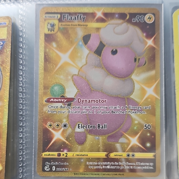 Games | Flaaffy Pokmon Card With Gold Accents | Poshmark Games | Flaaffy Pokmon Card With Gold Accents | Poshmark